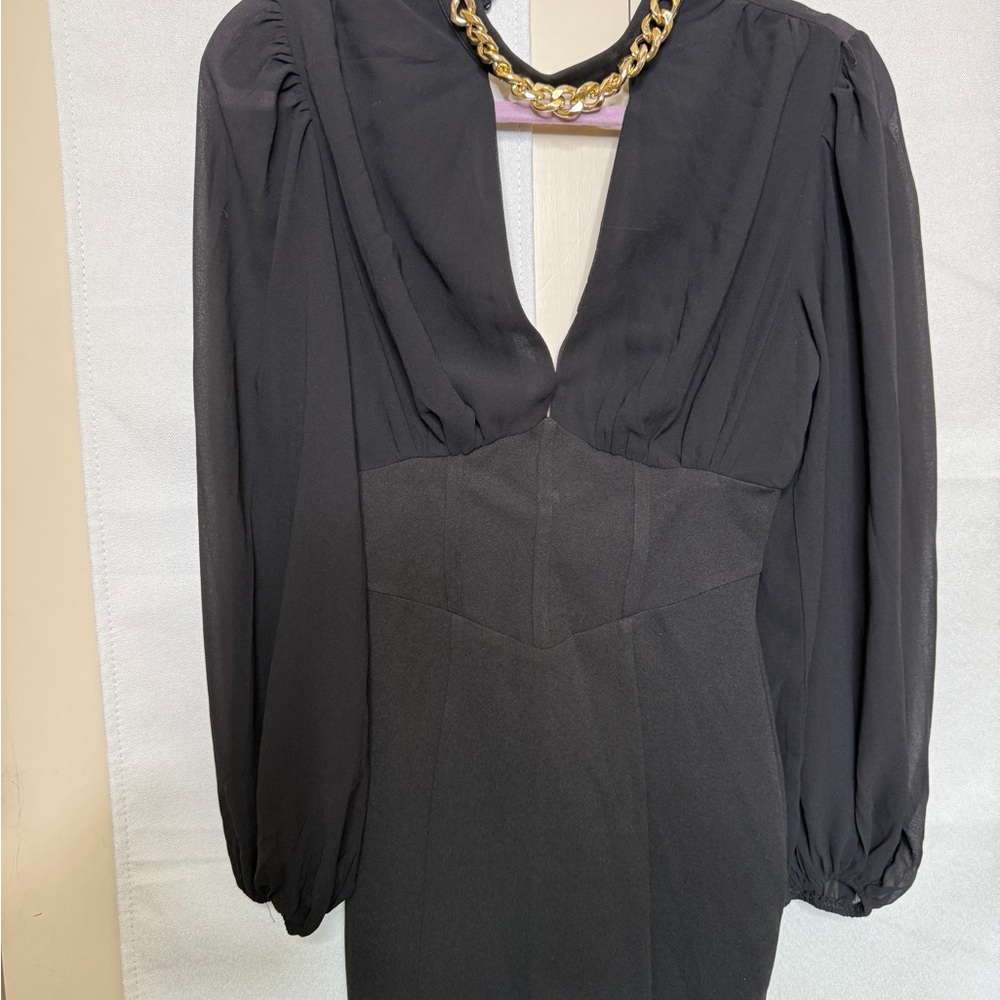 Privy Black Long Sleeve Dress